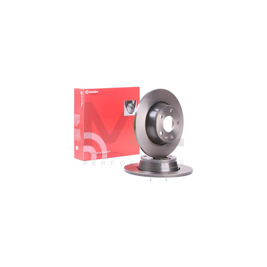 BREMBO COATED DISC LINE 08.9769.11 Brake Disc for AUDI TT Solid, Coated, with bolts/screws  - 1 piece