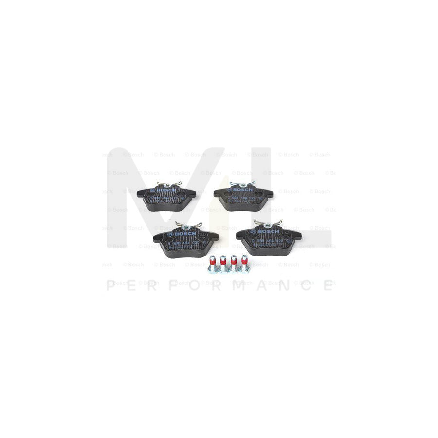 Bosch 0986494020 Brake Pad Set With Anti-Squeak Plate, With Bolts/Screws, With Accessories BP265 | Performance Parts Direct Car Parts
