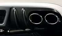 Rieger 00099064 Audi B8 B81 A5 Rear Diffuser for Twin Tailpipe Left & Right - Carbon-Look