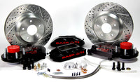 Baer Brakes 65-66 Ford Mustang 13in Track4 Front Brake Kit-Black-
