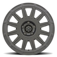 ICON Ricochet 17x8 5x100 38mm Offset 6in BS Satin Black Wheel