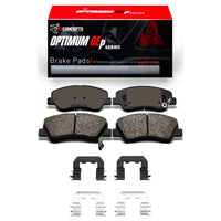 R1 Concepts R1 12-17 Dodge Attitude (Mexico) Front Optimum OE Brake Pads & Hardware Kit
