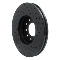 R1 Concepts R1 99-03 Ford Windstar Front Left Drilled & Slotted Black Brake Rotor