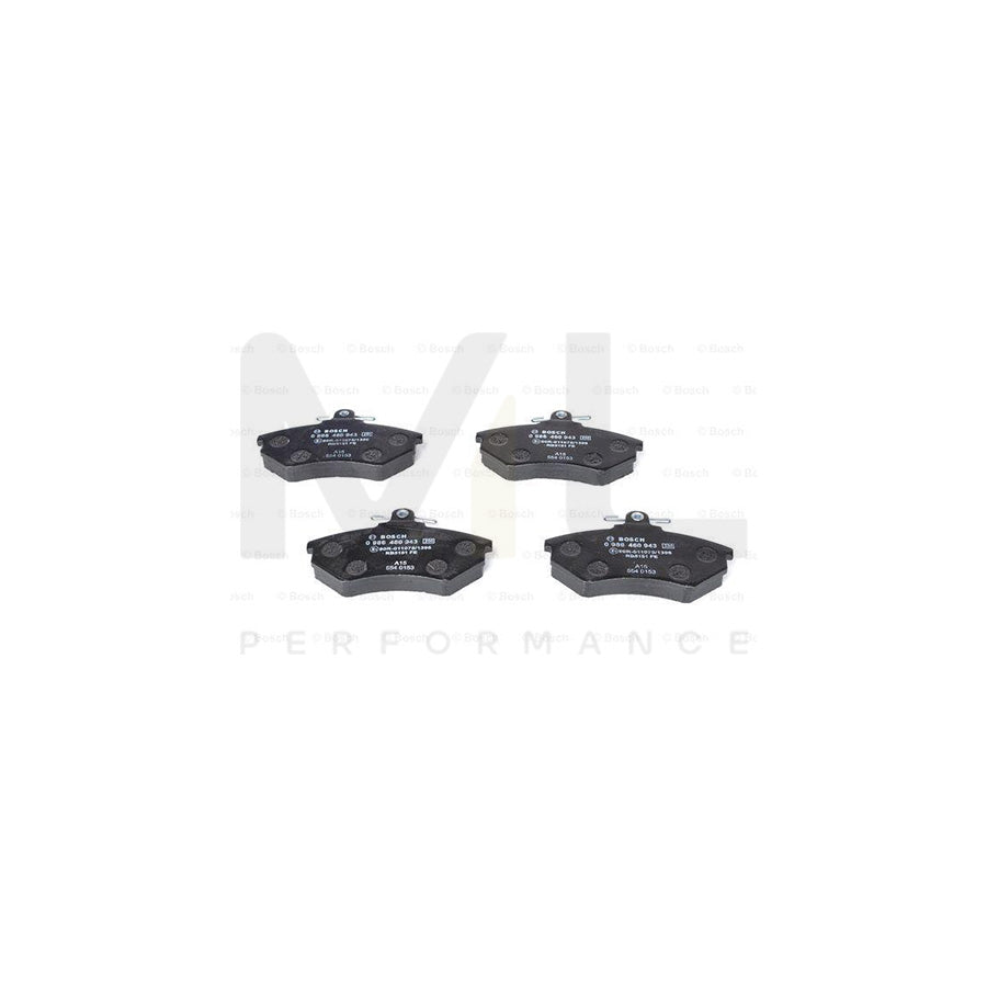 Bosch 0986460943 Brake Pad Set BP513 | Performance Parts Direct Car Parts