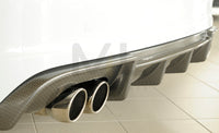 Rieger 00099372 Audi 8V S3 Rear Diffuser for Original Twin Tailpipe Left & Right - Carbon-Look