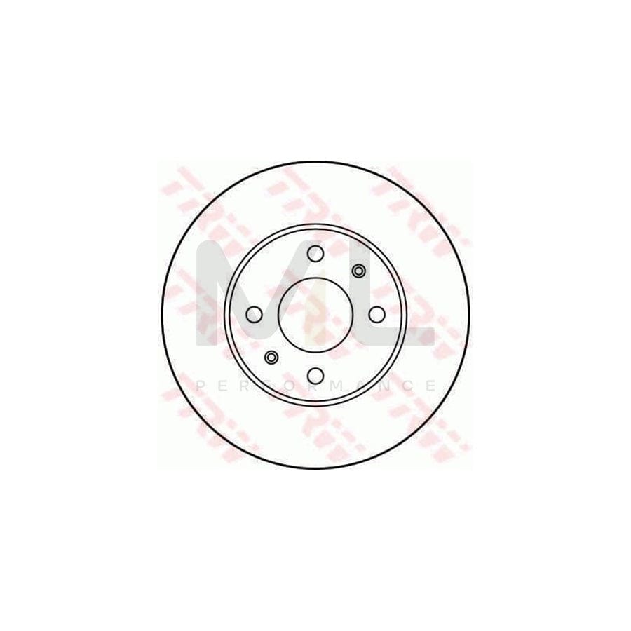 TRW DF2675 Brake Disc Vented | Performance Parts Direct Car Parts