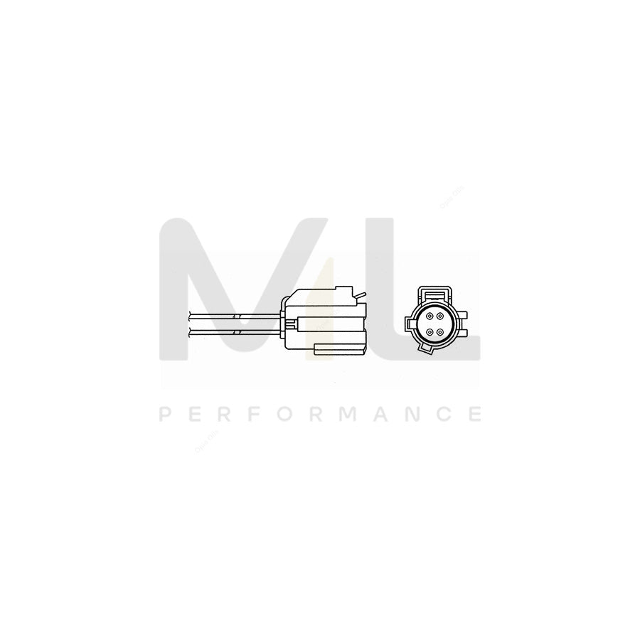 NTK Lambda Sensor / O2 Sensor (NGK 90539) - OZA694-EE2