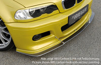 Rieger 00099517 BMW E46 Front Splitter - Carbon-Look