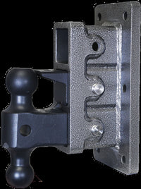 GEN-Y Hitch Gen-Y Mega Duty 2.5in Bolt-On 6in Drop 3K TW 21K Hitch w/GH-061 Dual-Ball/GH-062 Pintle Lock