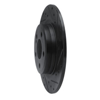 R1 Concepts R1 12-20 Mercedes-Benz SLC300 Rear Right Drilled & Slotted Black Brake Rotor