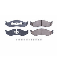 PowerStop Power Stop 90-01 Jeep Cherokee Front Z17 Evolution Ceramic Brake Pads w/Hardware