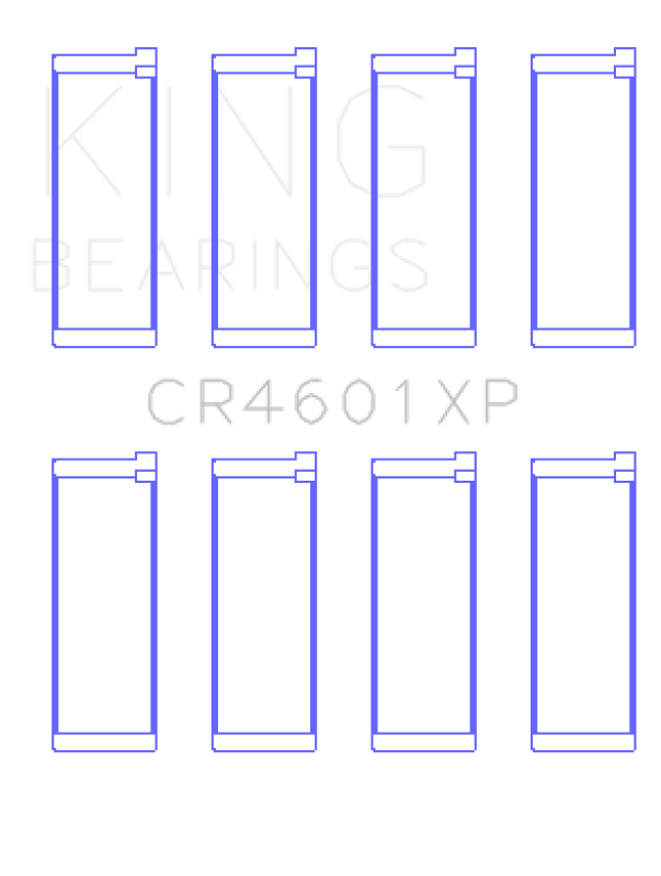 King Engine Bearings King Lancia HF Integrale 2.0L 8v/16v (Size +0.25mm) Connecting Rod Bearing Set (Set of 4)