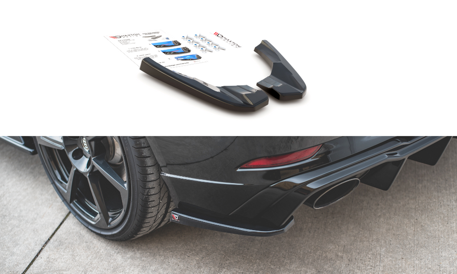 Maxton Design Audi RS3 8V FL Sportback Rear Side Splitters V.2
