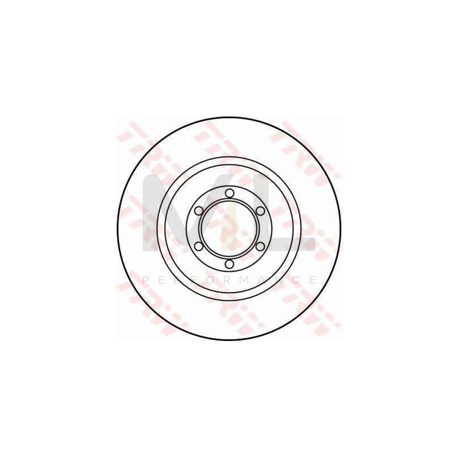 TRW DF1715 Brake Disc Solid | Performance Parts Direct Car Parts