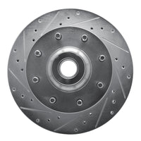 R1 Concepts R1 78-97 Dodge B3500 / B2500 Front Left Drilled & Slotted Silver Brake Rotor
