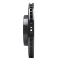 R1 Concepts R1 1995-2004 Ford CONTOUR Front Right Drilled & Slotted Black Brake Rotor