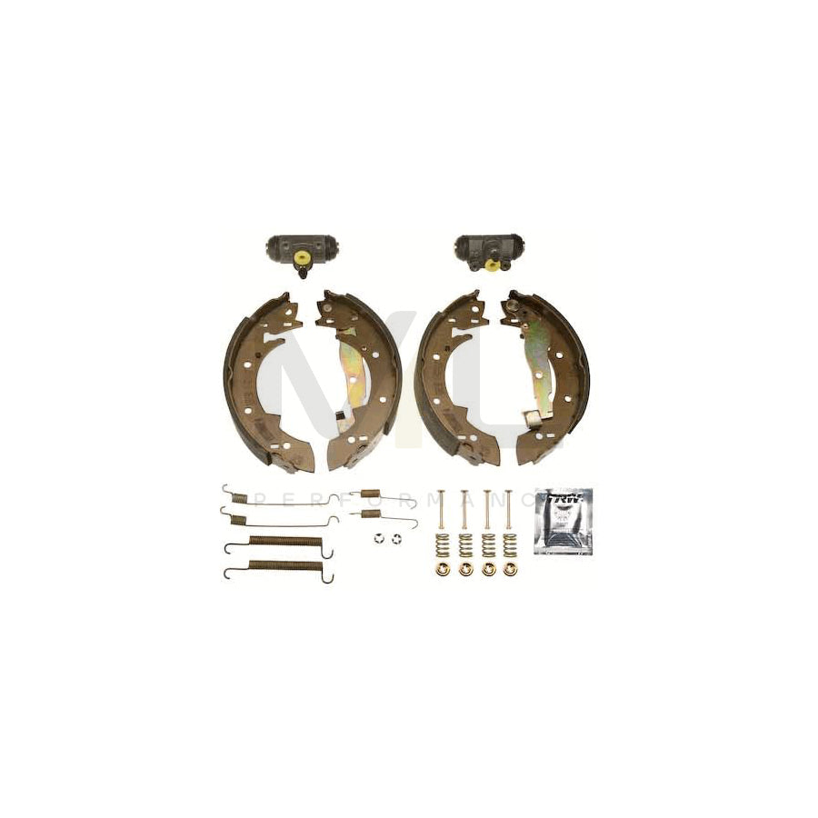 TRW Brake Kit BK1237 Brake Shoe Set with wheel brake cylinder | Performance Parts Direct Car Parts