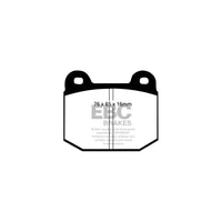 EBC PDKF242 BMW E21 Ultimax Front Brake Pad & Plain Disc Kit - ATE Caliper