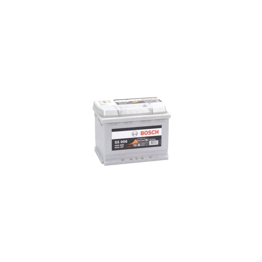 Bosch S5 006 Car Battery 12V 63Ah Type 078 S5006