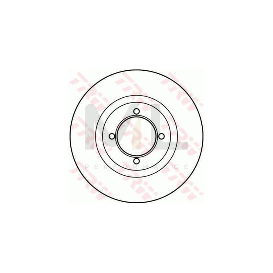 TRW DF2642 Brake Disc Vented | Performance Parts Direct Car Parts