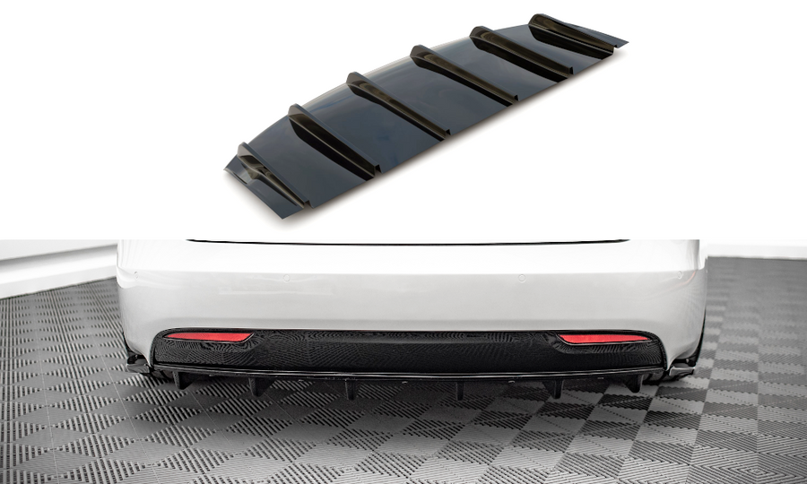 Maxton Design TE-MODELS-1F-RS1T Rear Valance Tesla Model S (Facelift) |