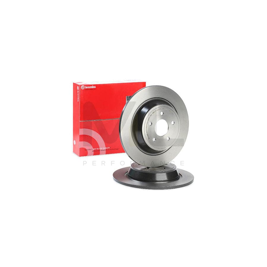 BREMBO 08.N258.21 Brake Disc Solid, Coated  - 1 piece