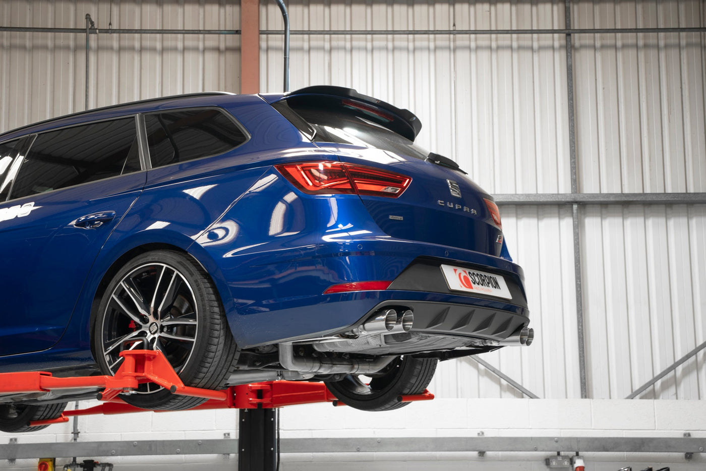 Scorpion SSTS017D Seat Leon Cupra ST Non-Resonated Gpf-Back Exhaust System
