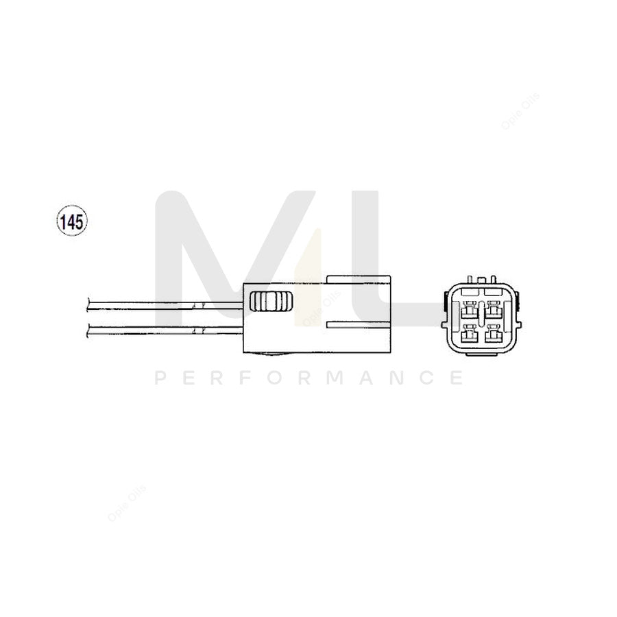 NTK Lambda Sensor - Oxygen / O2 Sensor OZA495-F54 (NGK 90899)