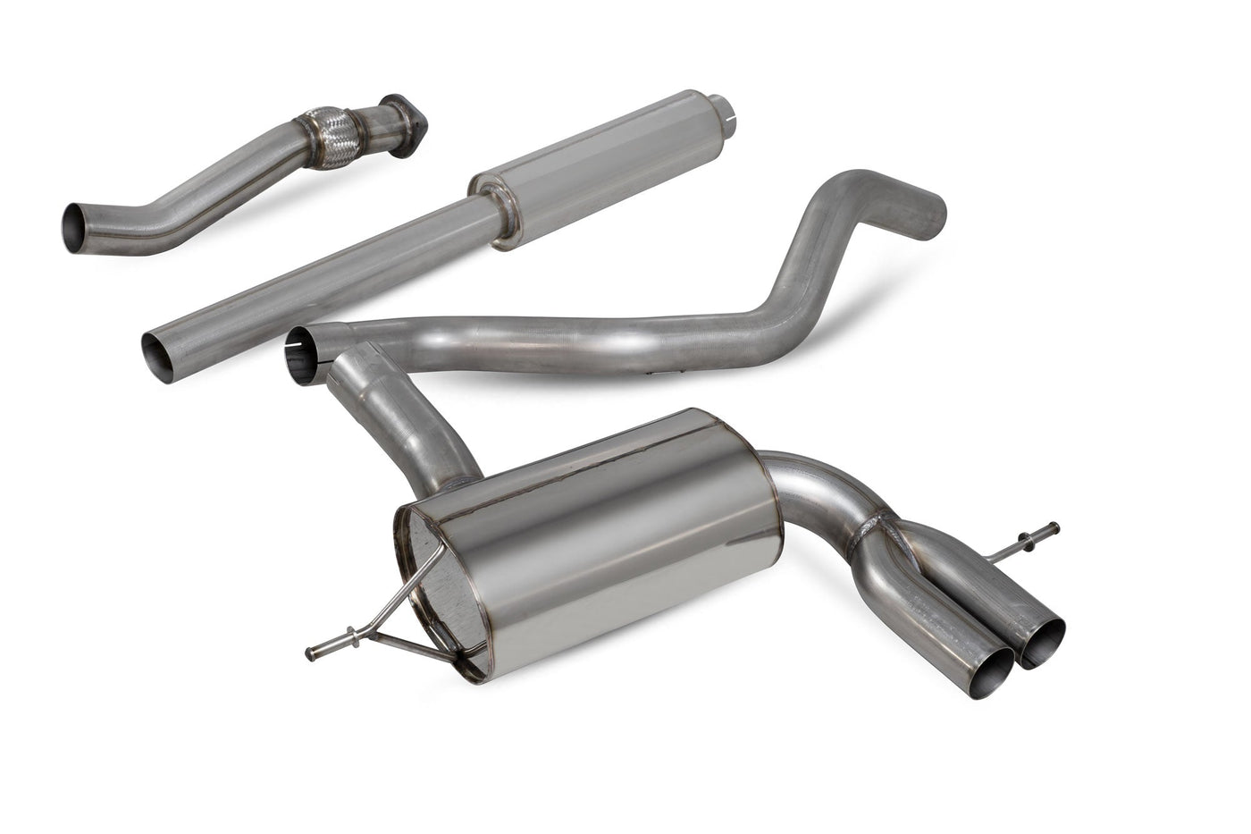 Scorpion SRN031 Renault Megane RS280 Resonated Cat-Back Exhaust System