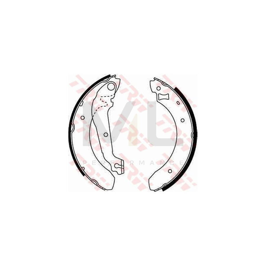 TRW GS6207 Brake Shoe Set | Performance Parts Direct Car Parts