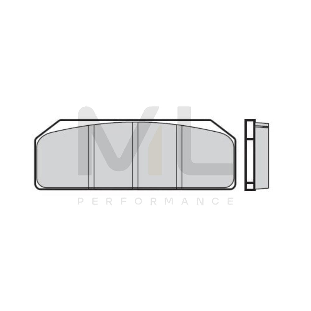 Brembo Racing 07835424 Brake Pad Set Front
