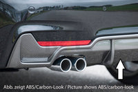 Rieger 00053477 BMW 4 Series F32 F33 F36 Rear Diffuser for Original Twin Tailpipe Left -  Matte Black