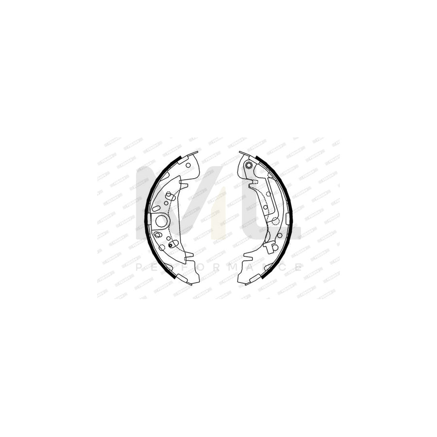 FERODO PREMIER FSB608 Brake Shoe Set | Performance Parts Direct Car Parts