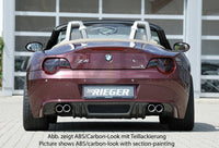 Rieger 00050511 BMW Z4 E85 Rear Diffuser for Twin Tailpipe Left & Right