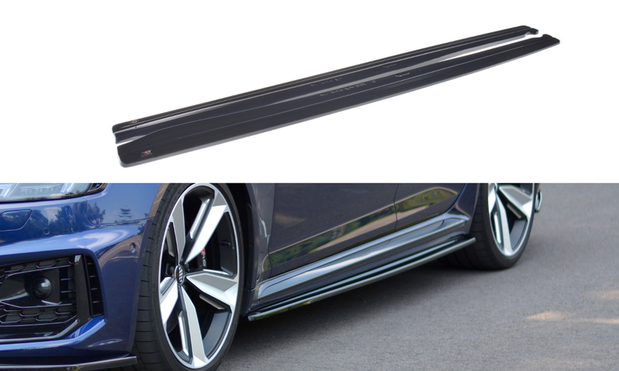 Maxton Design Audi RS4 B9 Side Skirts Diffusers