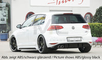 Rieger 00099170 VW Mk7 Golf GTD Rear Diffuser for Original Twin Tailpipe Left - Carbon-Look