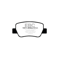 EBC PDKR842 Toyota Avensis Ultimax Rear Brake Pad & Plain Disc Kit