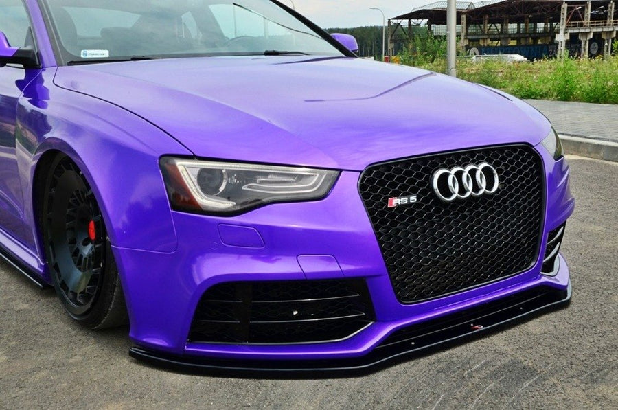 Maxton Design AU-RS5-1/1F-FD1T Front Splitter Audi RS5 8T / 8T FL |