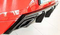 Rieger 00088166 SEAT KJ Rear Diffuser (Ibiza FR & Ibiza) - Glossy Black