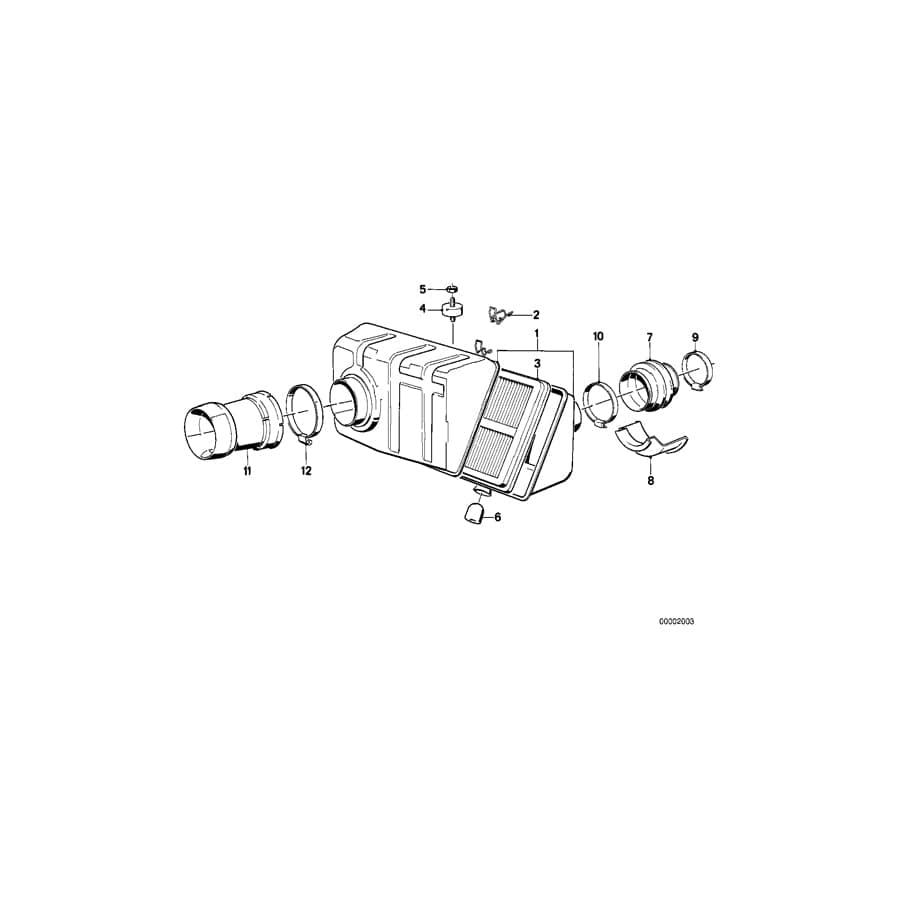 Genuine BMW 13712243125 E30 E28 Covering Cap (Inc. 324td & 524td)