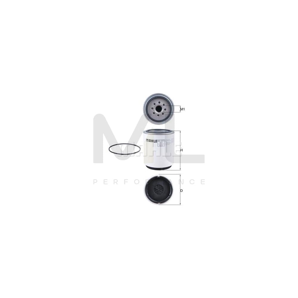 MAHLE ORIGINAL KC 377D Fuel filter Spin-on Filter | Performance Parts DirectCar Parts