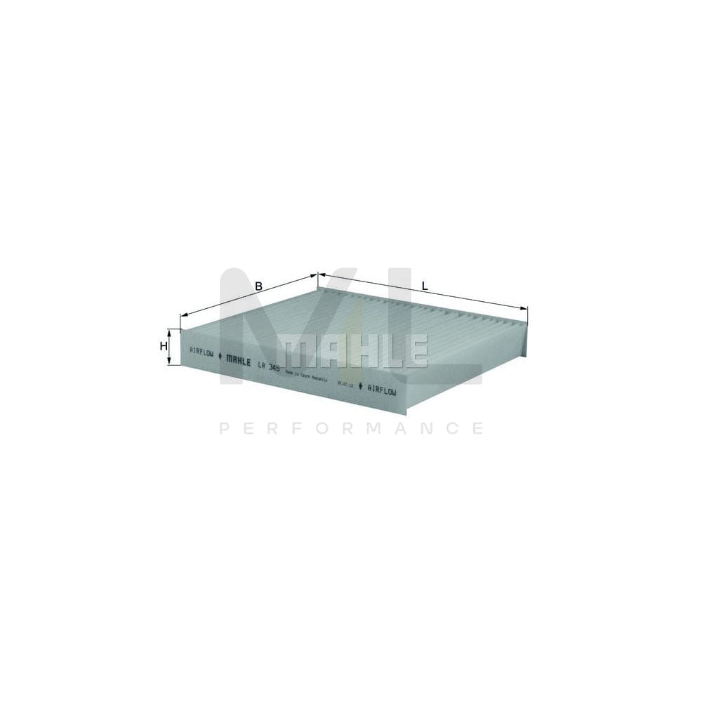 MAHLE ORIGINAL LA 345 Pollen filter Particulate Filter | Performance Parts DirectCar Parts