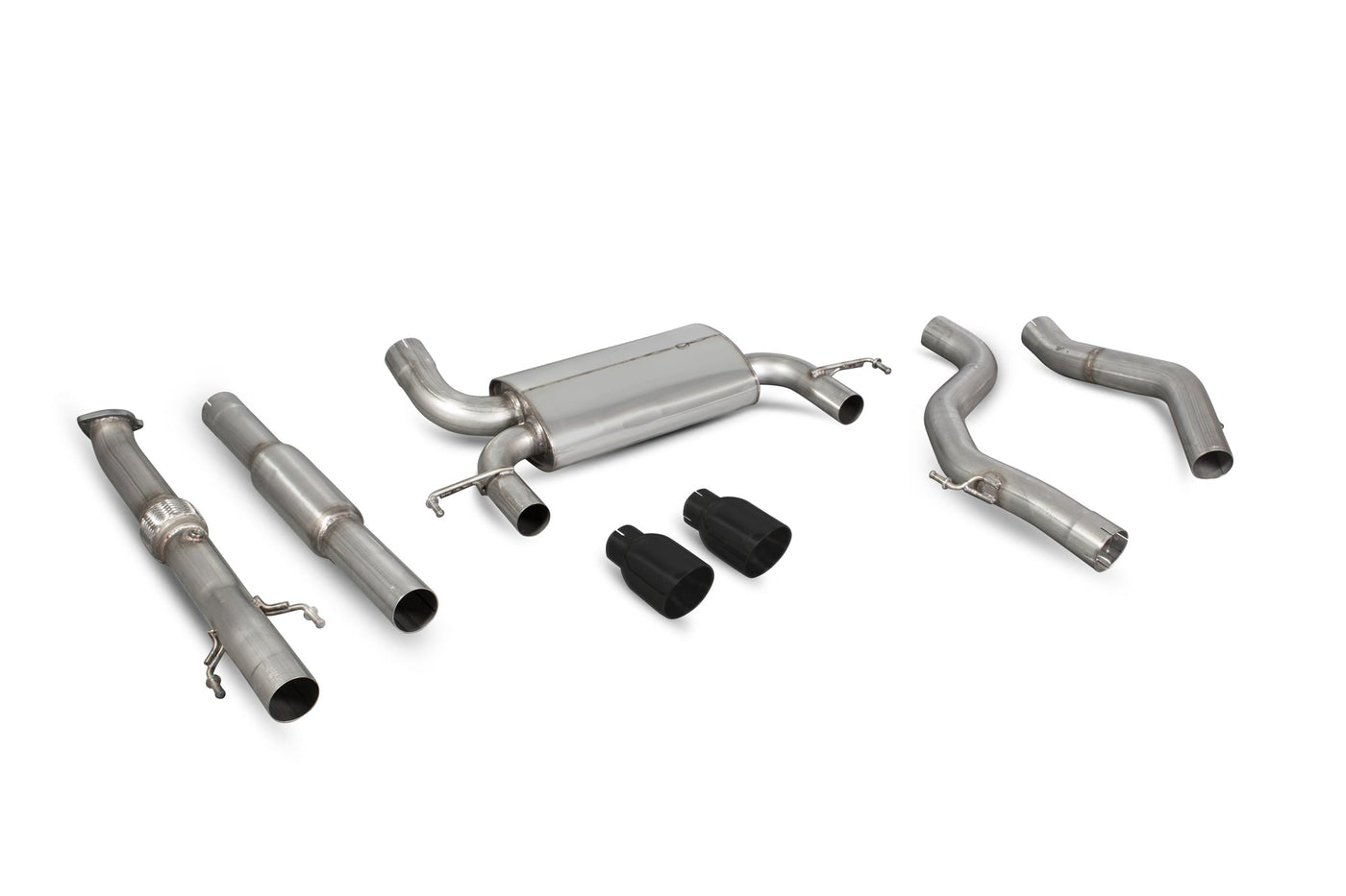 Scorpion SVX064C Vauxhall Corsa E VXR Resonated Cat-Back Exhaust System