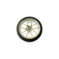 Genuine BMW F87 M Performance Y-Spoke 763M Matte Black / Frozen Gold 19" Wheels with Tyres (M2, M2 Competition & M2 CS)