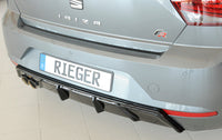 Rieger 00088168 SEAT KJ Rear Diffuser for Sport Tailpipe Left (Ibiza FR & Ibiza) - Glossy Black