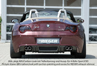 Rieger 00050504 BMW Z4 E85 Rear Diffuser for Twin Tailpipe Left