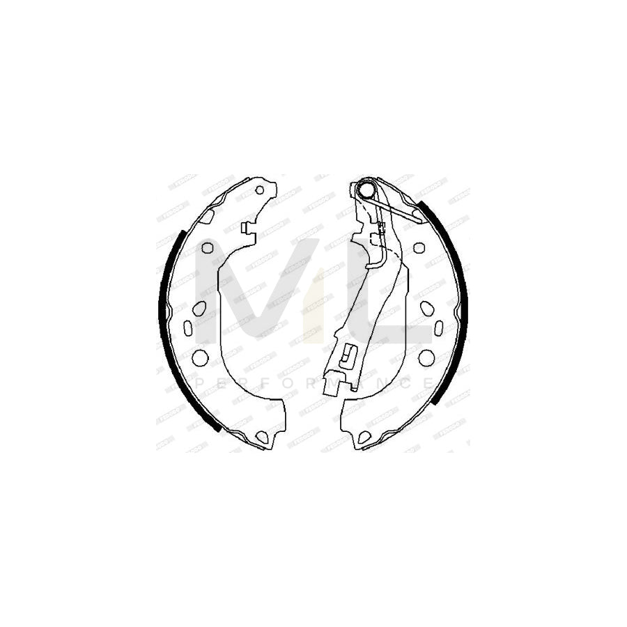 FERODO PREMIER FSB4015 Brake Shoe Set | Performance Parts Direct Car Parts