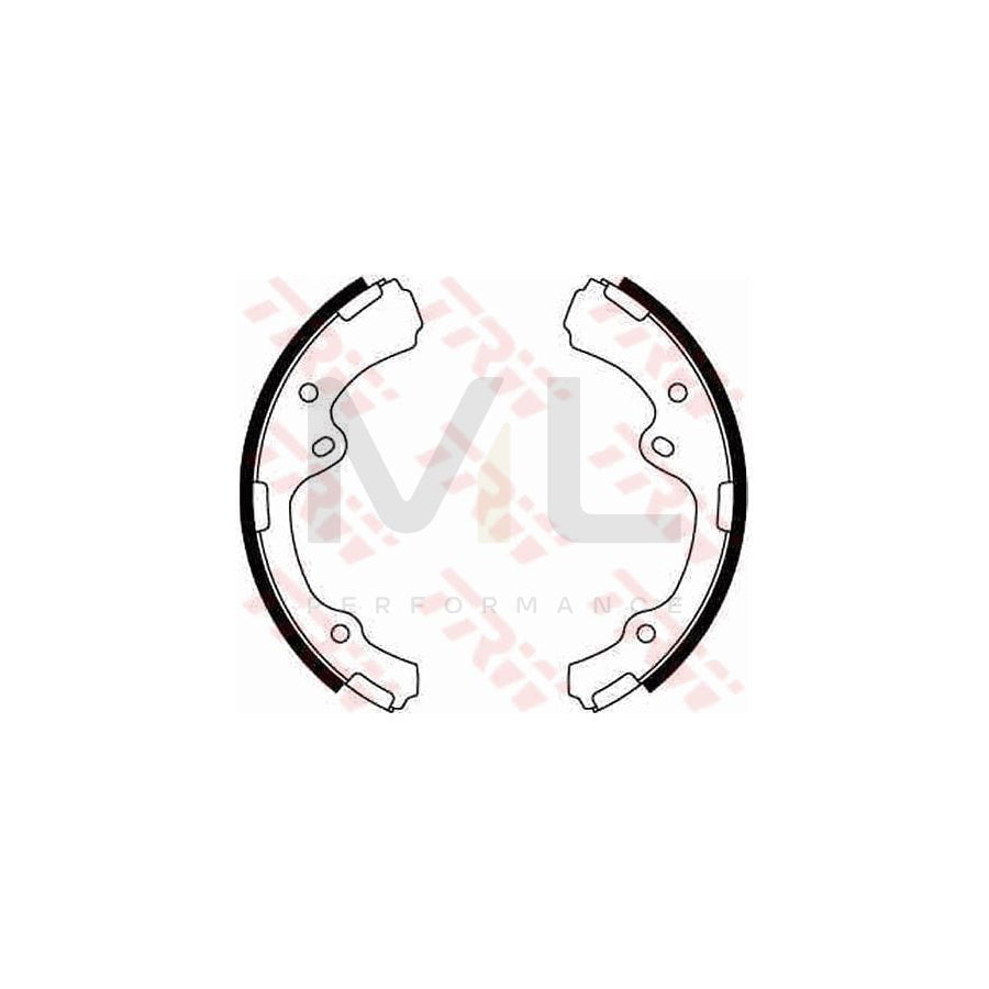 TRW GS8143 Brake Shoe Set | Performance Parts Direct Car Parts