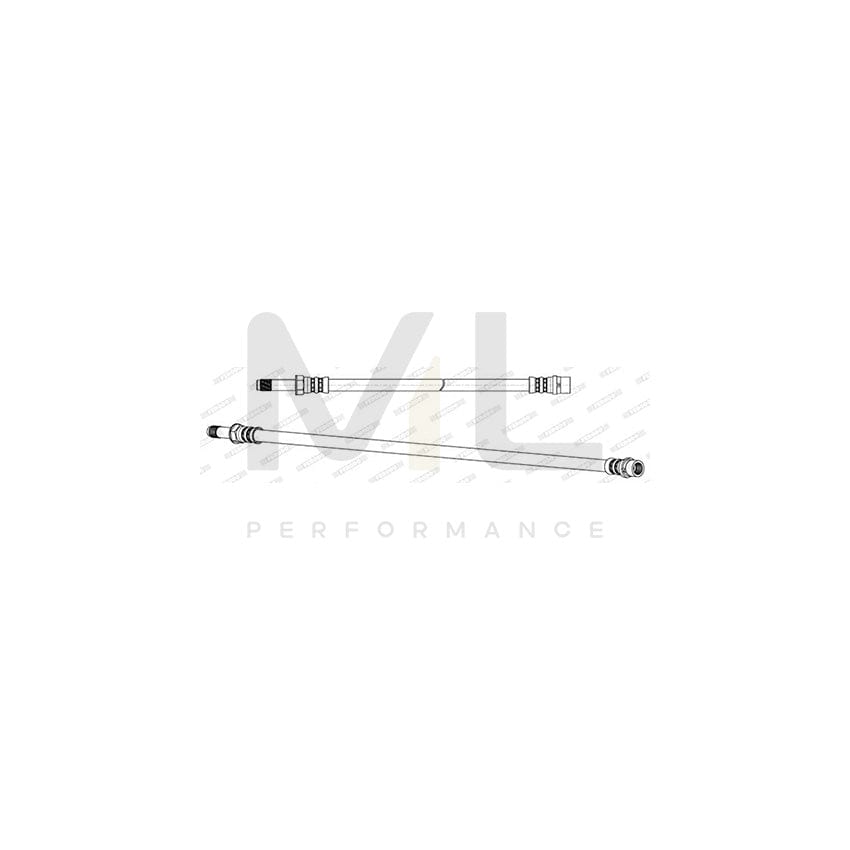 FERODO FHY3038 Brake Hose suitable for MERCEDES-BENZ SPRINTER 540mm, M 10X1 | Performance Parts Direct Car Parts