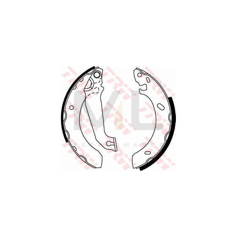 TRW GS6254 Brake Shoe Set | Performance Parts Direct Car Parts